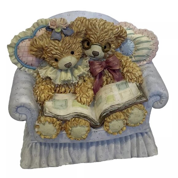 Music Box Bainbridge Bears Remember When That's What Friends Are For 4 tall - Picture 1 of 12